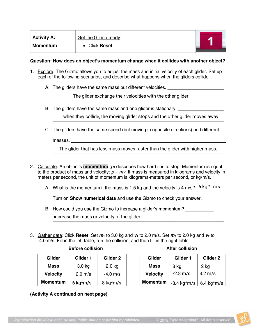 Air Track Gizmo Answer - Page 2