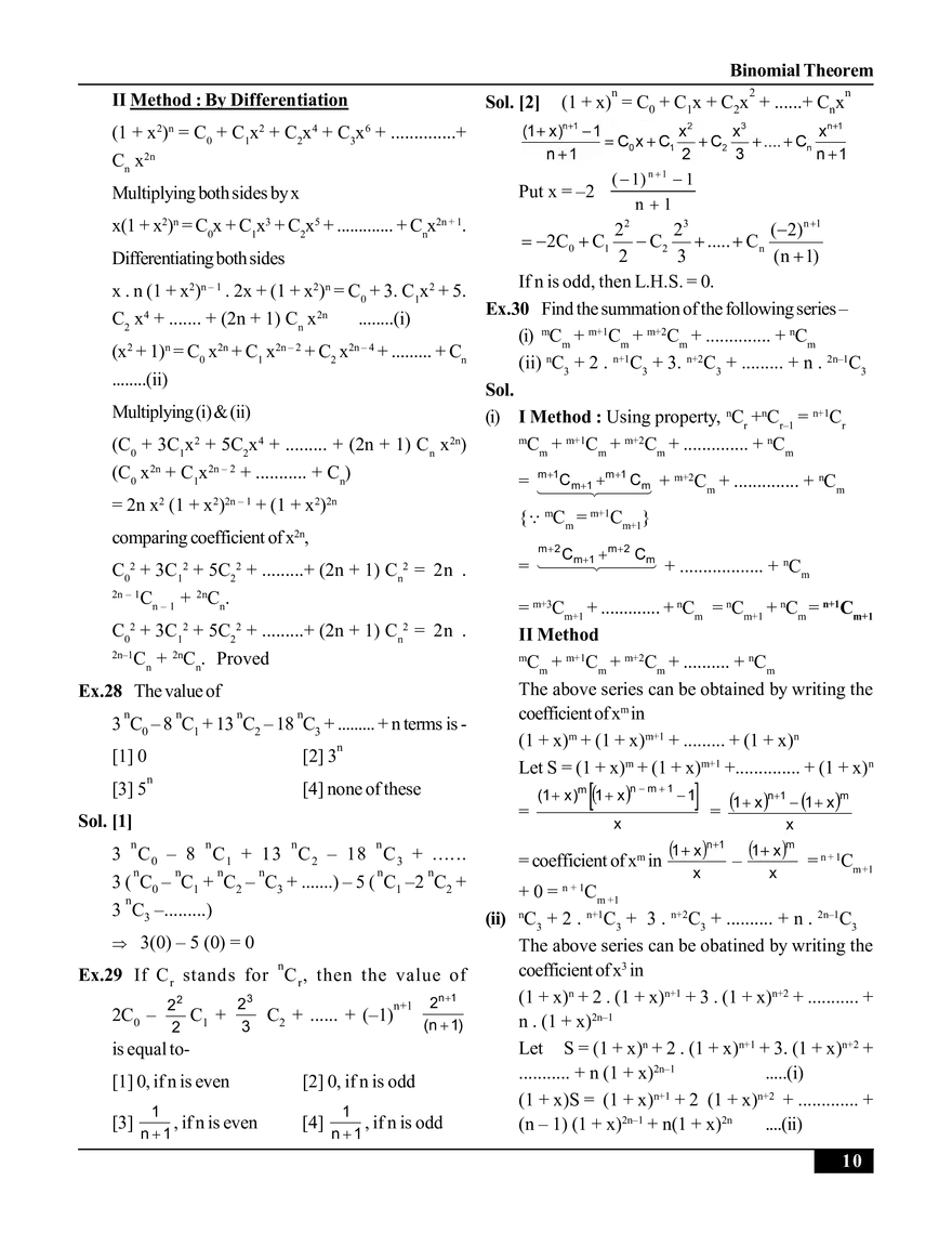 Binomial Theorem Notes - Page 13