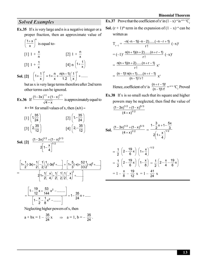 Binomial Theorem Notes - Page 5