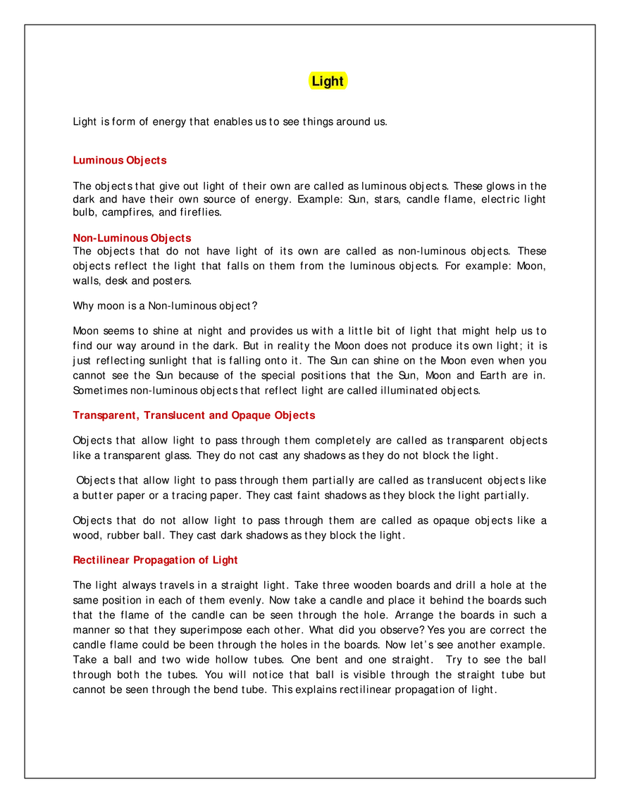 Light and Shadow - Page 1