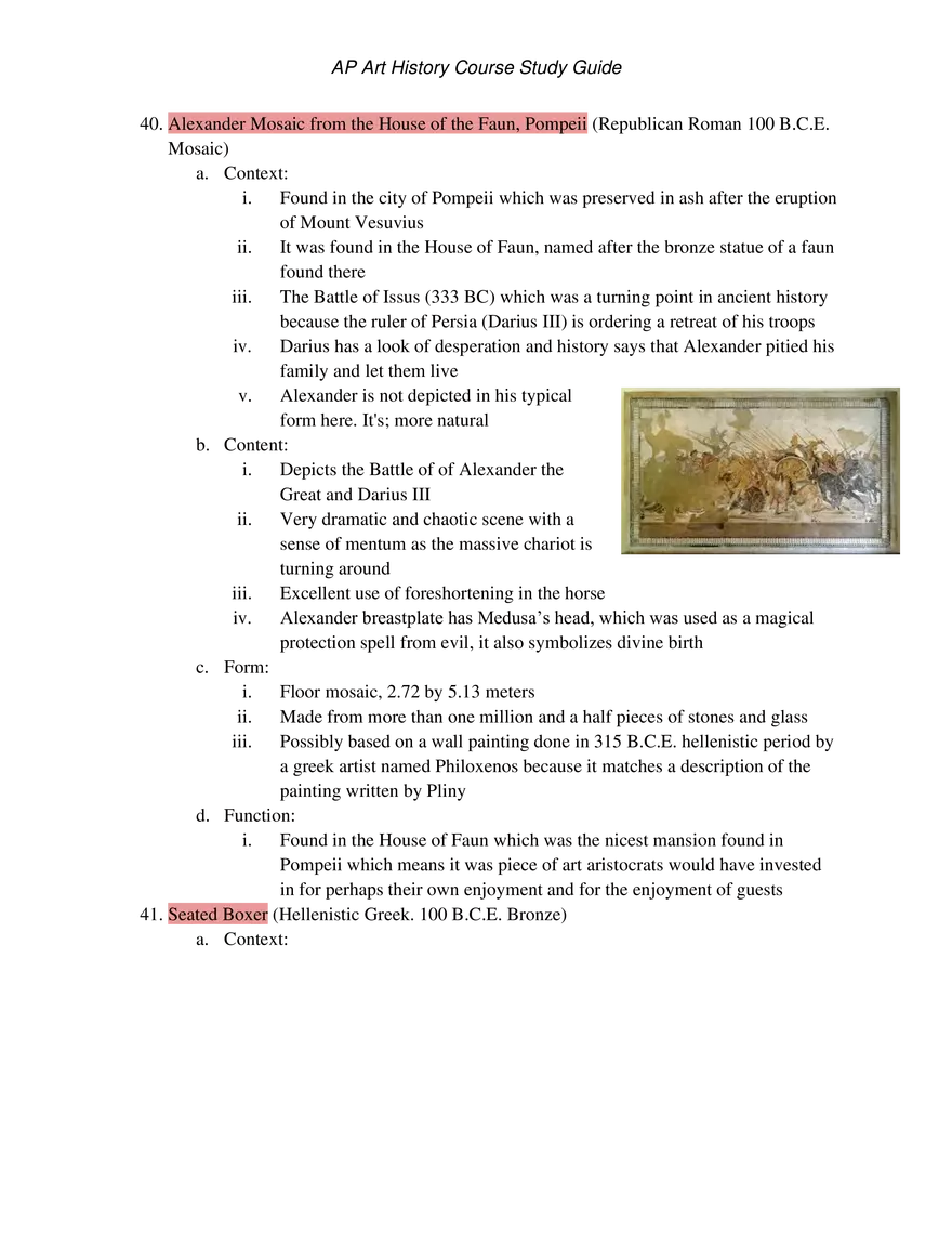 AP Art History Unit 2 Ancient Mediterranean - Page 11