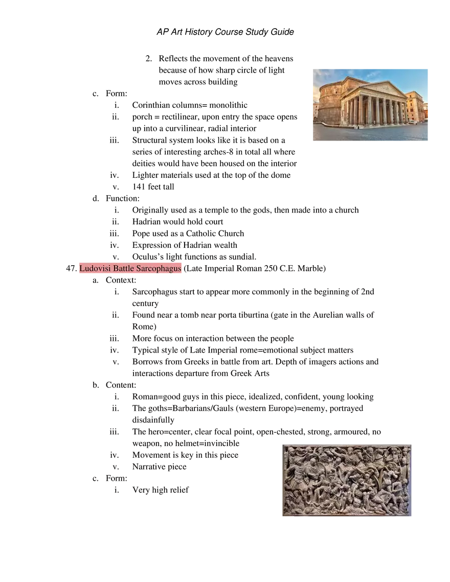 AP Art History Unit 2 Ancient Mediterranean - Page 17