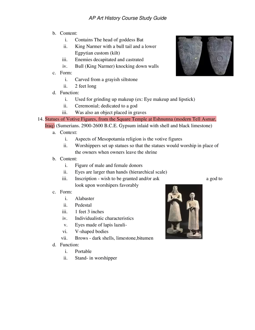 AP Art History Unit 2 Ancient Mediterranean - Page 2