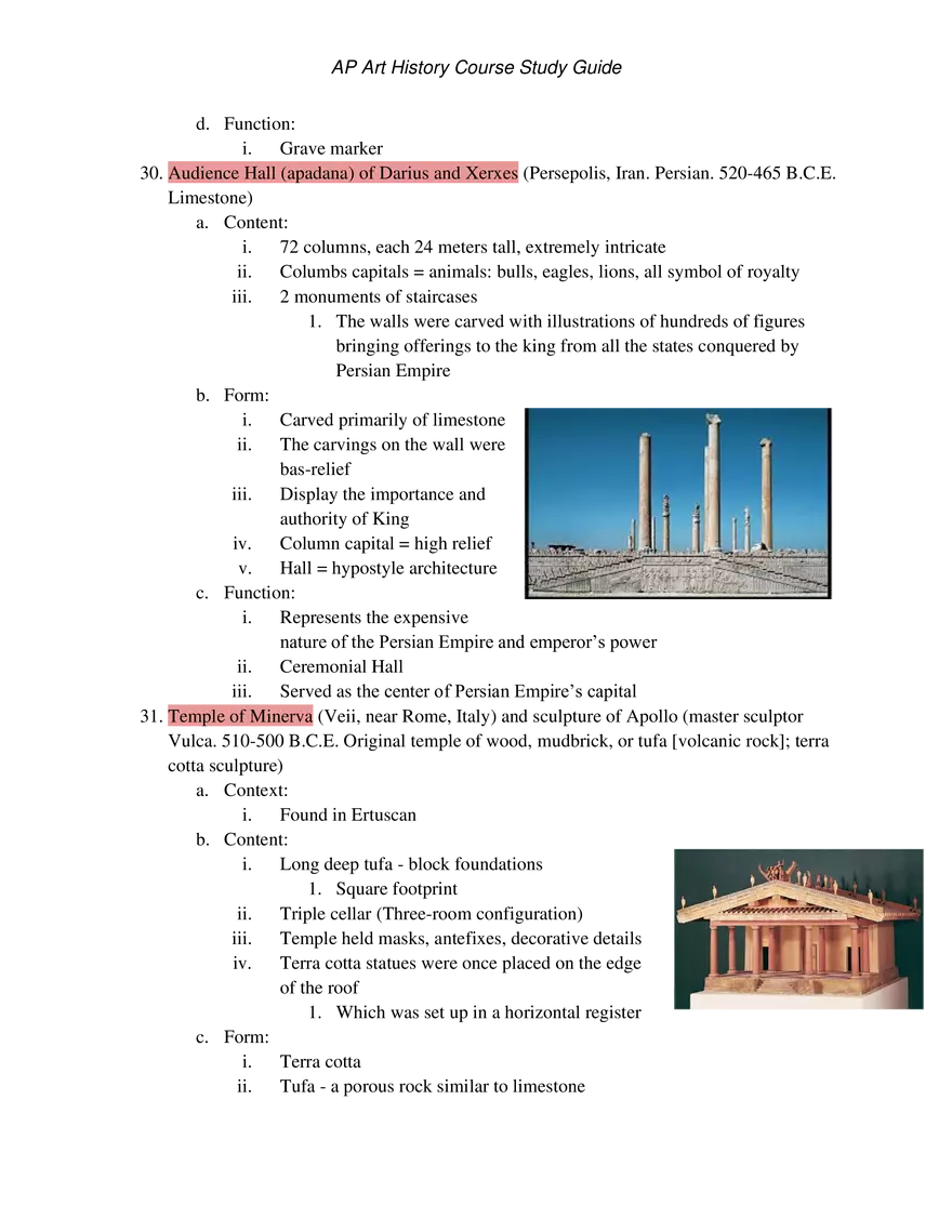 AP Art History Unit 2 Ancient Mediterranean - Page 4