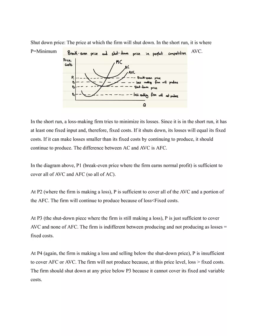 Microeconomics Notes Perfect Competition - Page 4