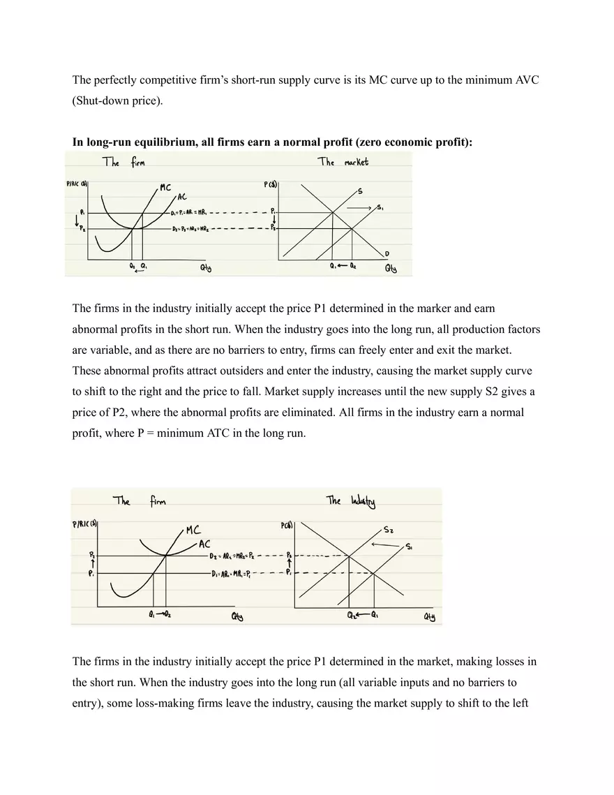 Microeconomics Notes Perfect Competition - Page 5