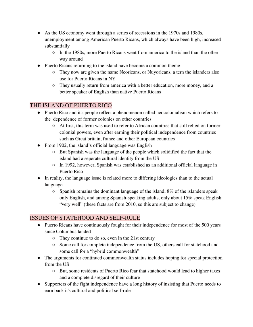 Ethnic Studies Mexican Americans, Puerto Ricans, and Cuban Americans - Page 11
