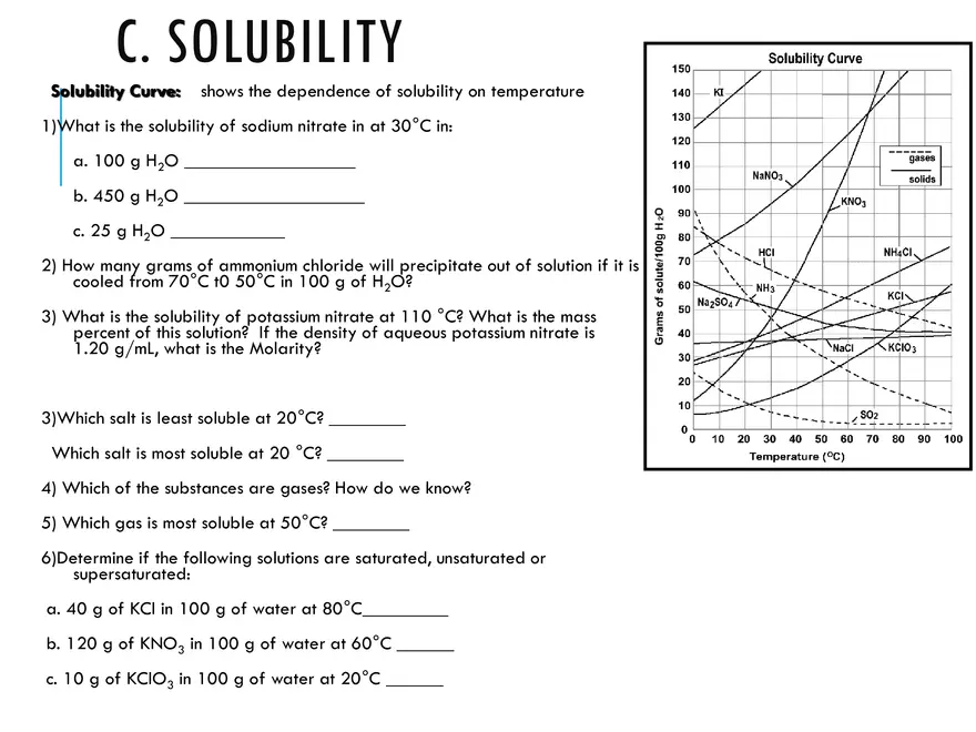 7.2 Solubility Mixing Solute and Solvent - Page 8