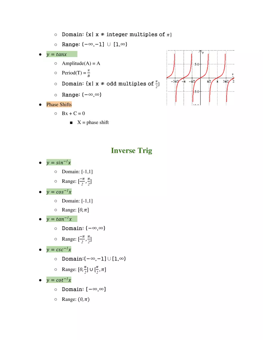 Unit 4 Trigonometric Formulas - Page 7