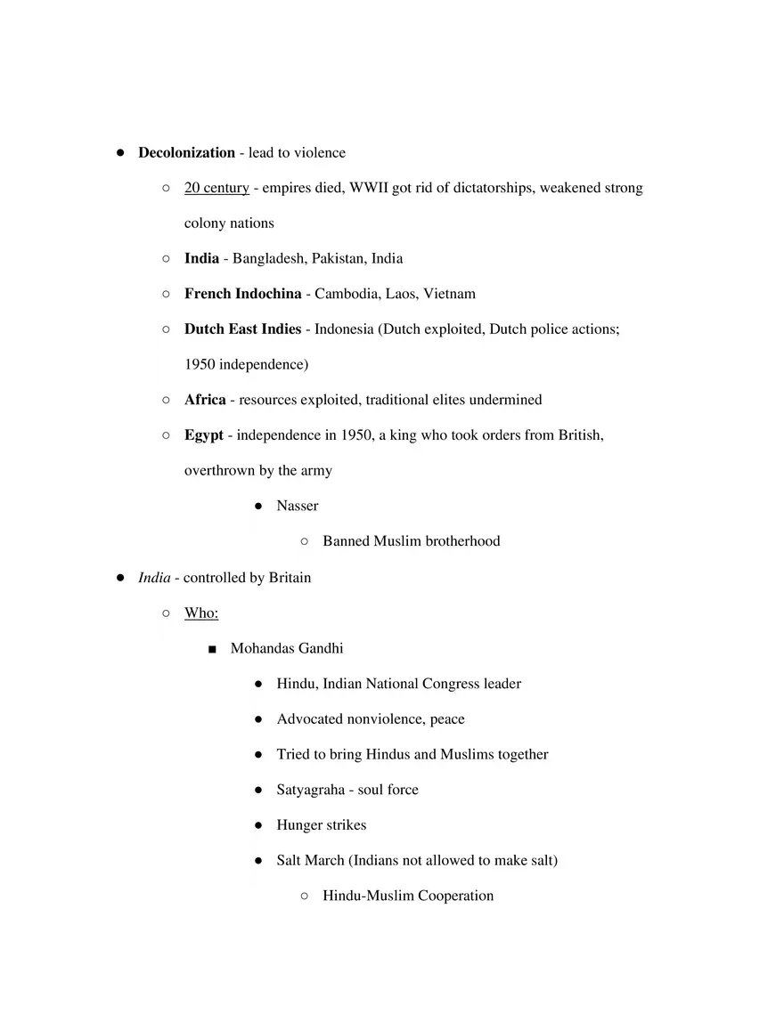 World Civilizations Summary - Page 18