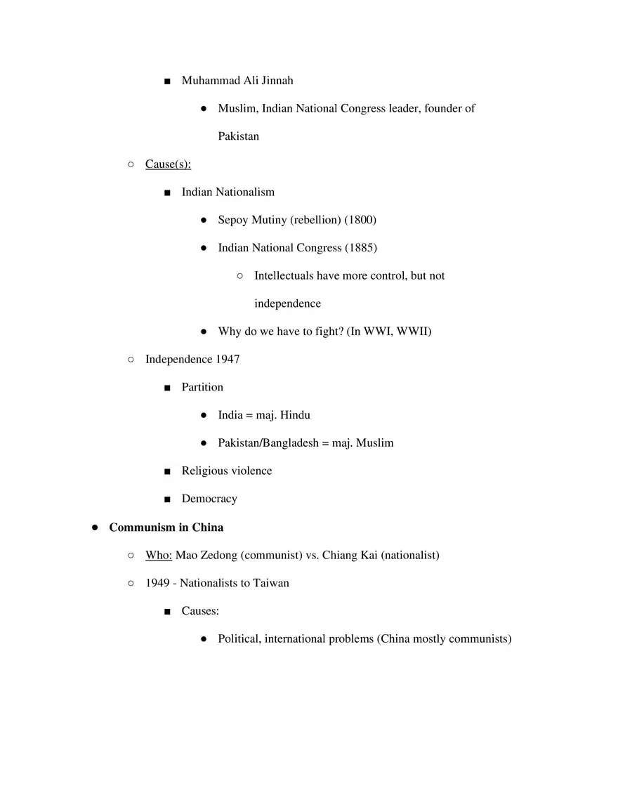 World Civilizations Summary - Page 19