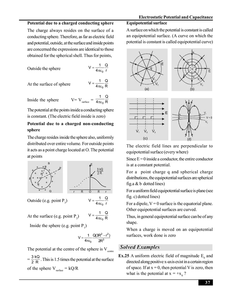 Electrostatic Potential and Capacitance - Page 13