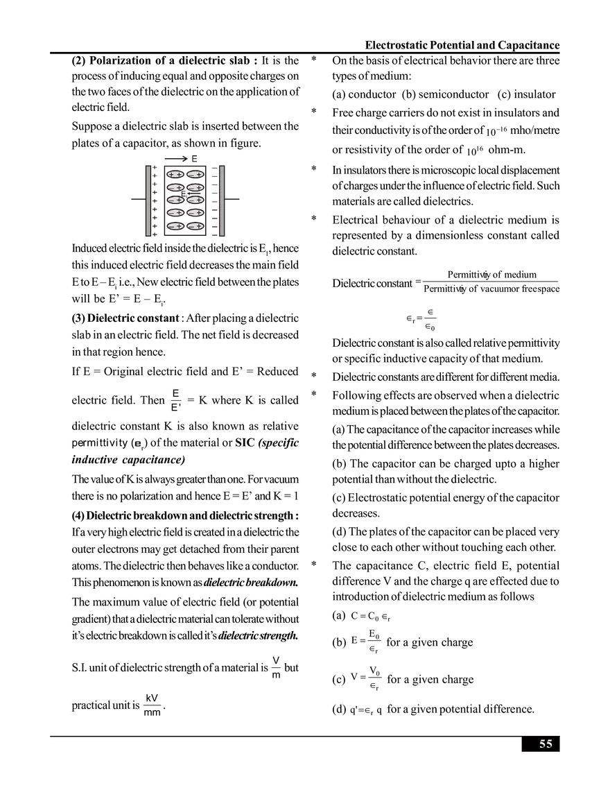 Electrostatic Potential and Capacitance - Page 14