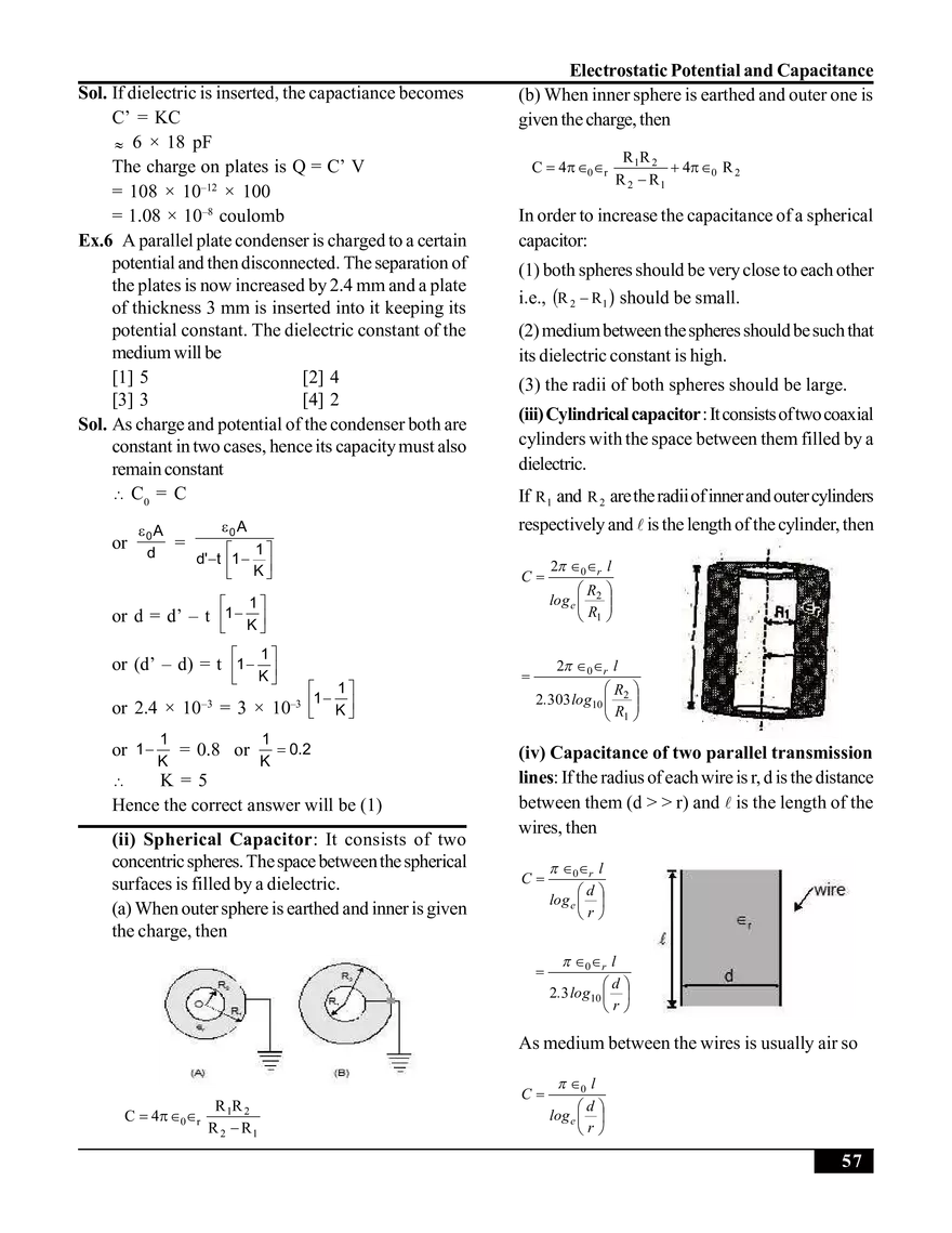 Electrostatic Potential and Capacitance - Page 16