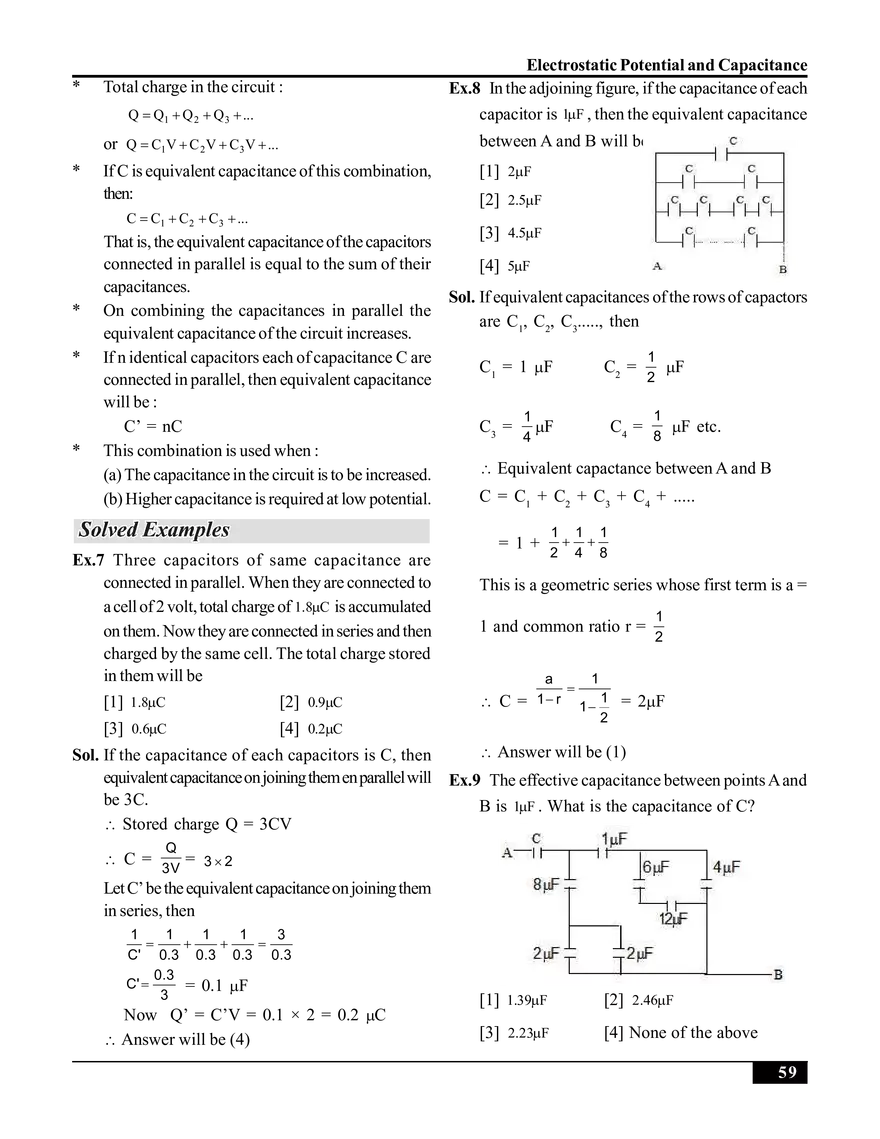 Electrostatic Potential and Capacitance - Page 18