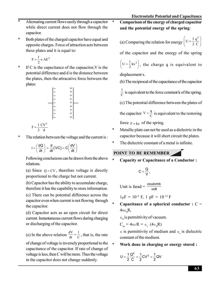 Electrostatic Potential and Capacitance - Page 22