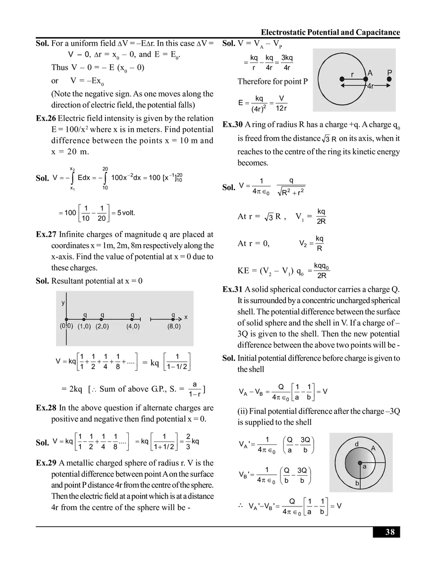 Electrostatic Potential and Capacitance - Page 24