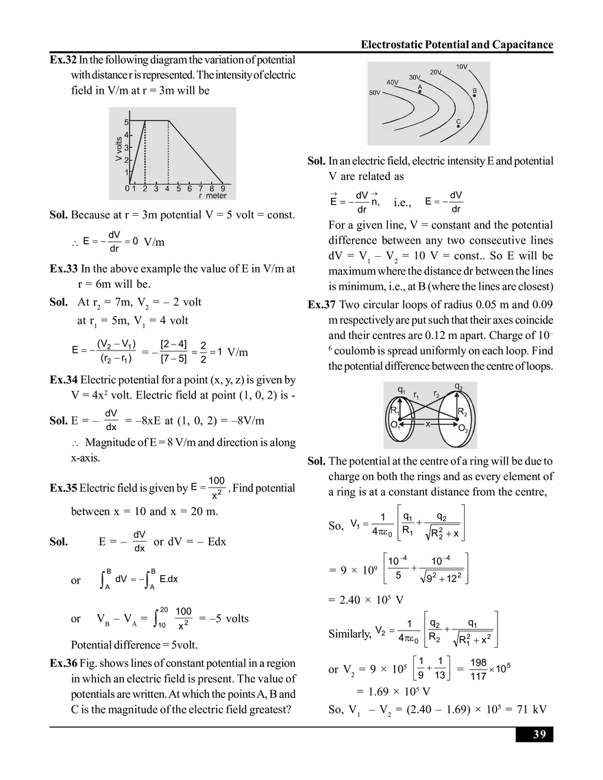 Electrostatic Potential and Capacitance - Page 25