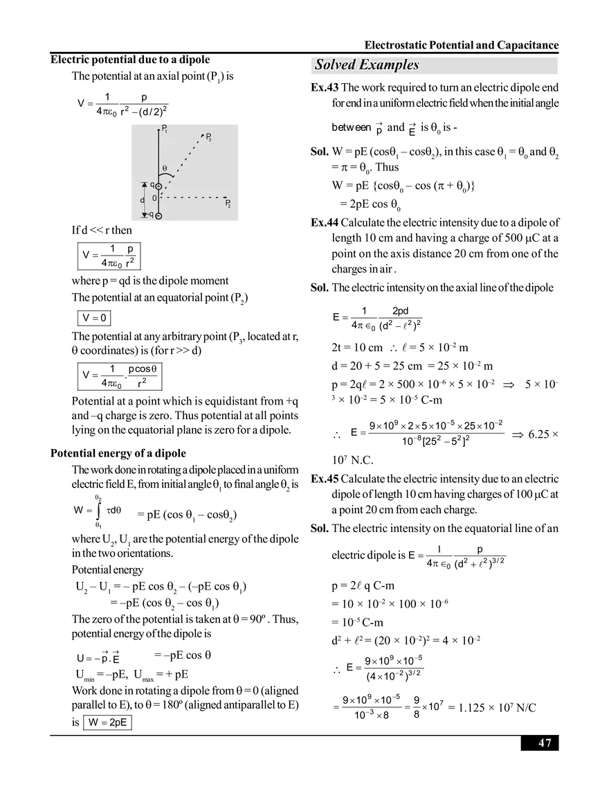 Electrostatic Potential and Capacitance - Page 5