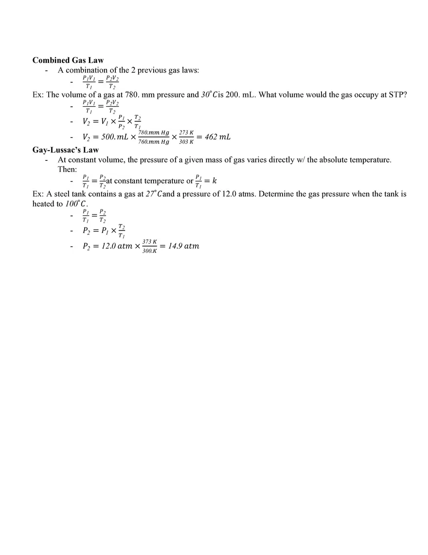 Chapter 5 Gases and the Gas Laws - Page 2
