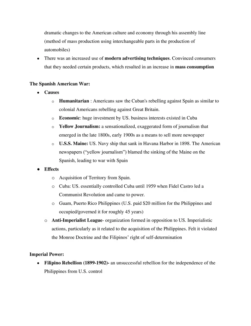 AP US History Period 7 - Page 11