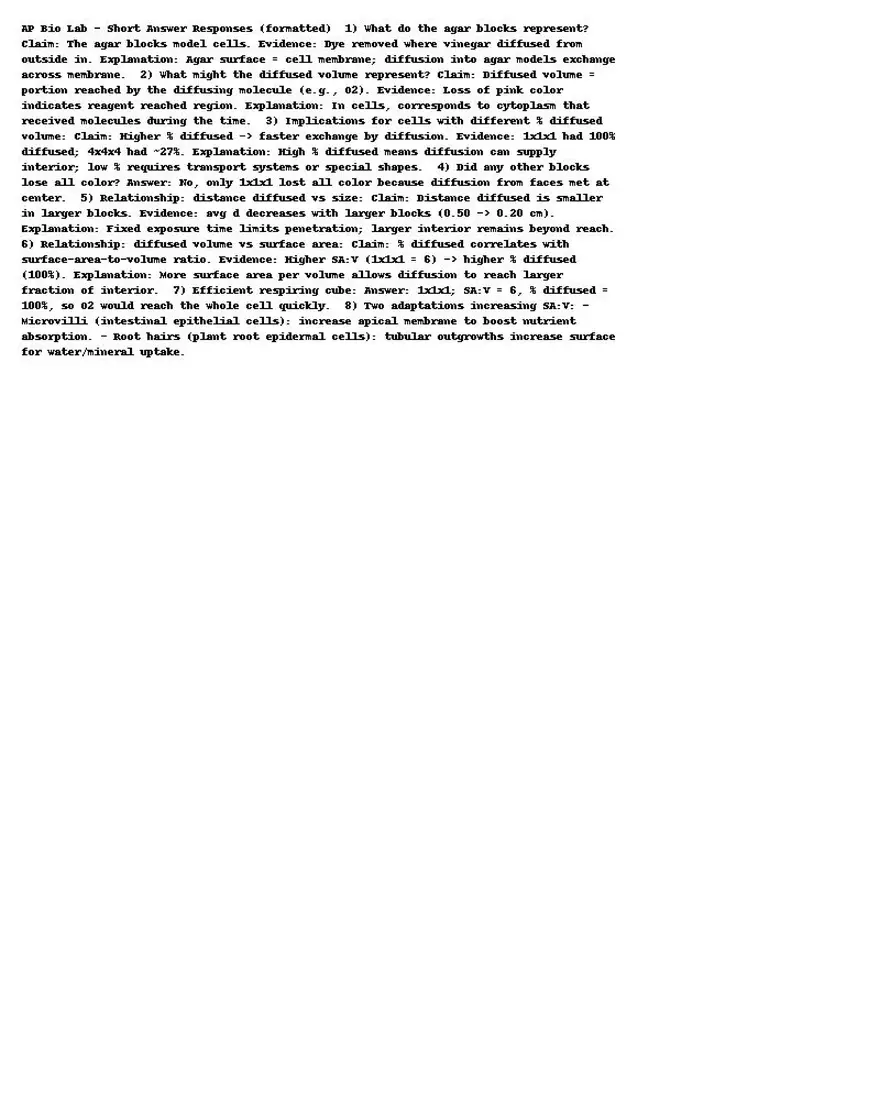 Agar Diffusion Lab Results - Page 4