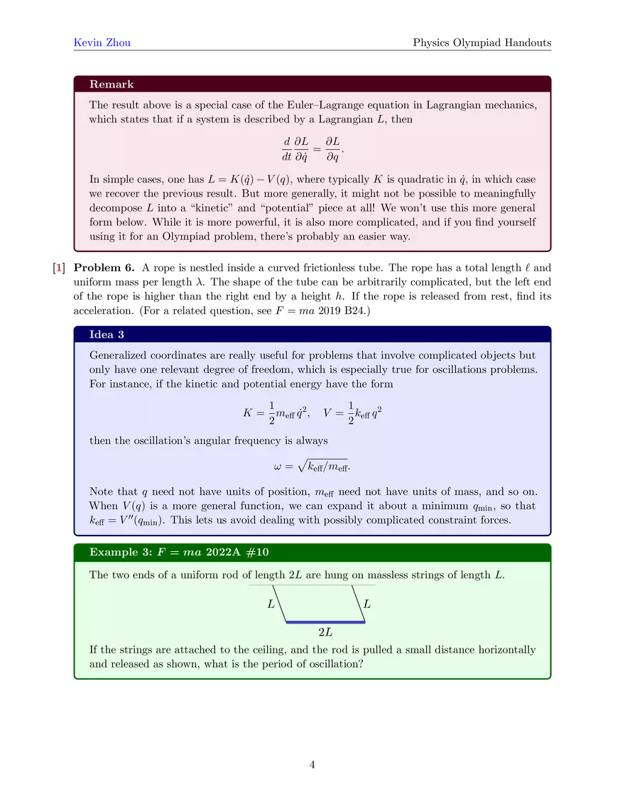 Mechanics IV: Oscillations - Page 12