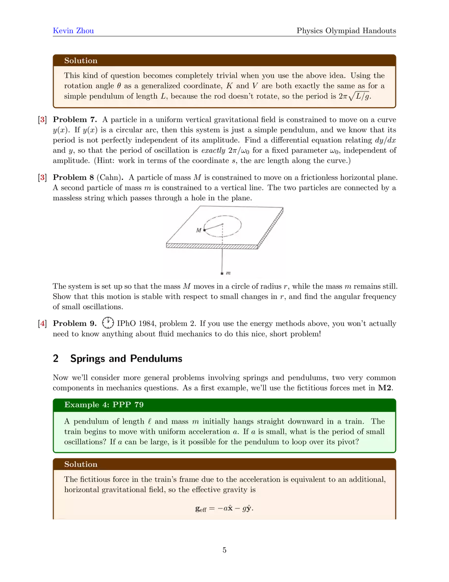 Mechanics IV: Oscillations - Page 13