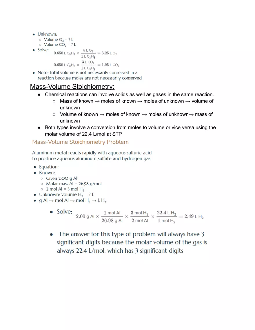 Stoichiometry Basics Notes - Page 5