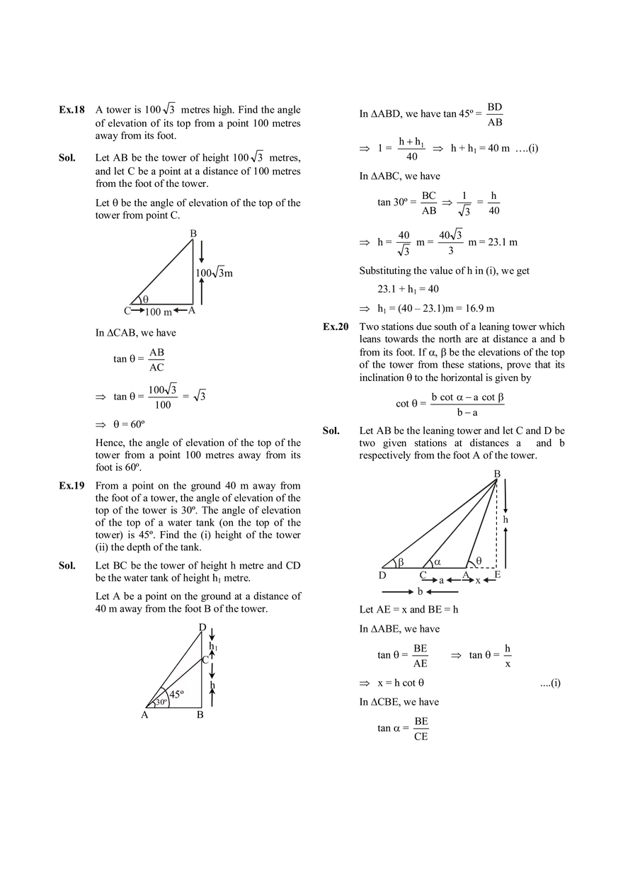 Application of Trigonometry - Page 9