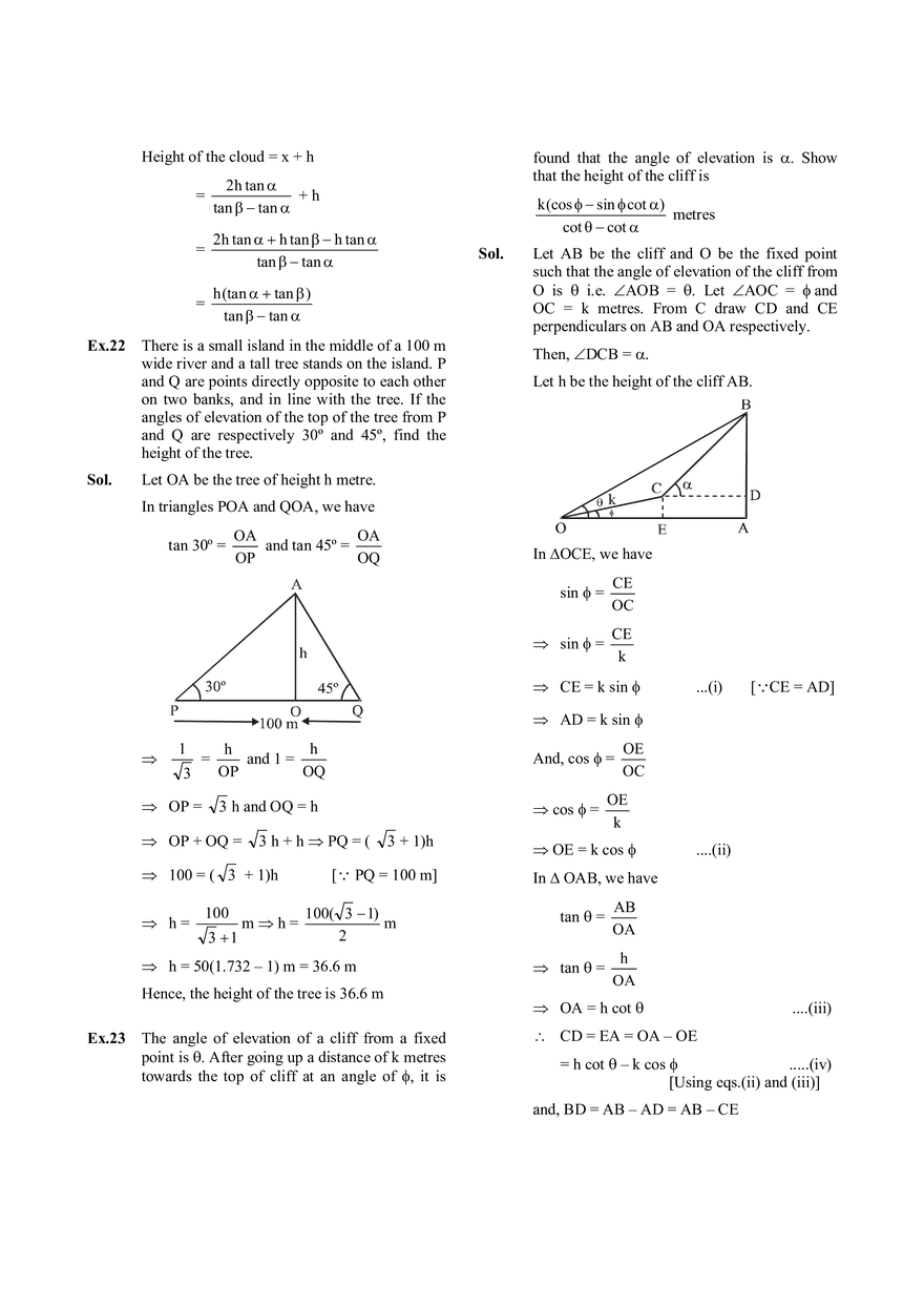 Application of Trigonometry - Page 11