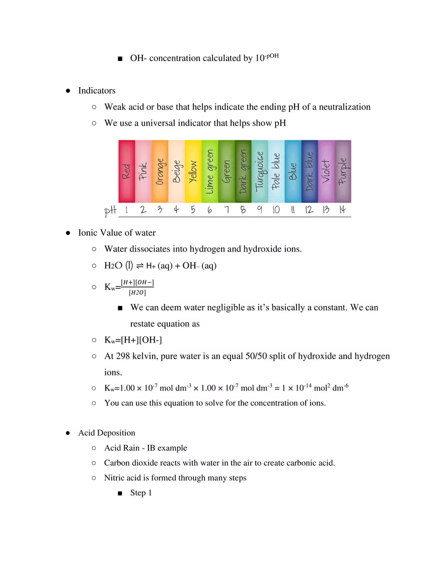 IB SL Chemistry Unit 8 - Page 3