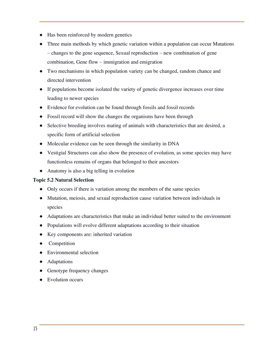 SL Biology Study Guide - Page 7