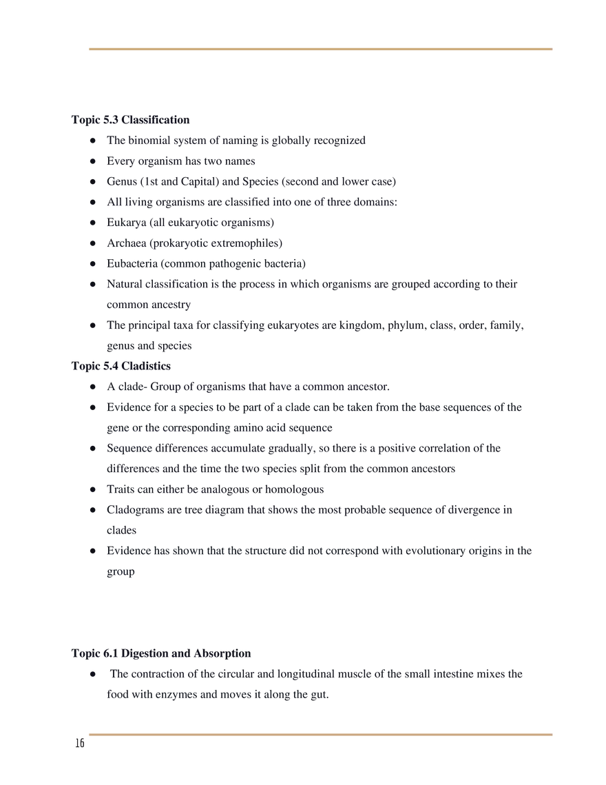 SL Biology Study Guide - Page 8