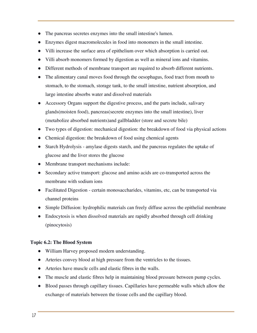 SL Biology Study Guide - Page 9