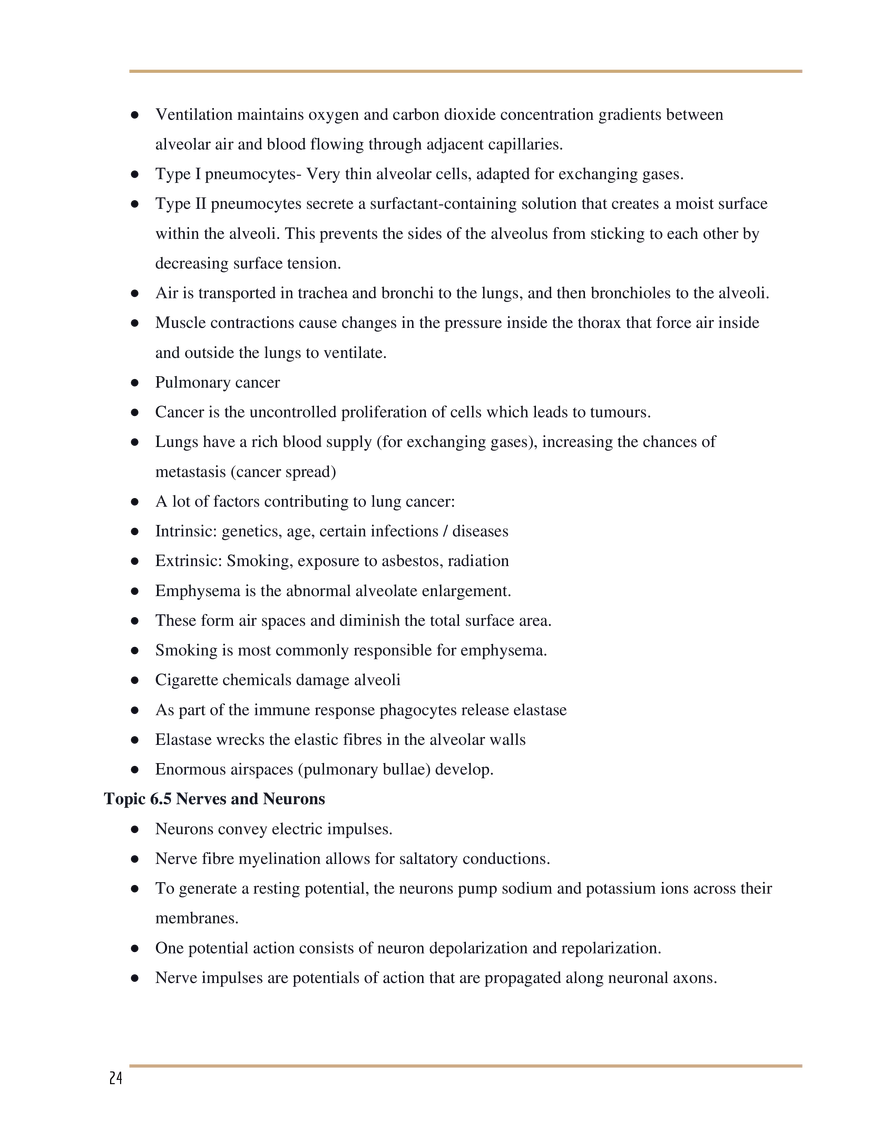 SL Biology Study Guide - Page 17