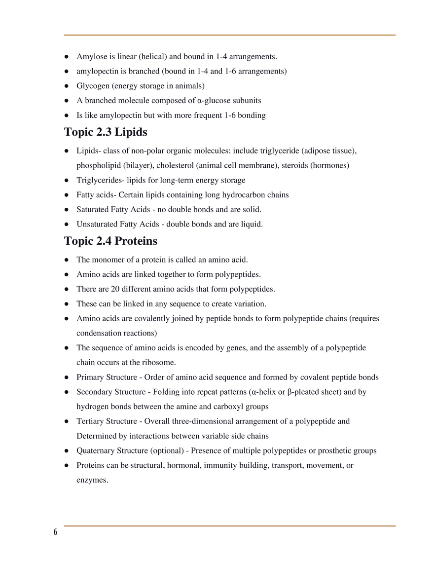 SL Biology Study Guide - Page 23