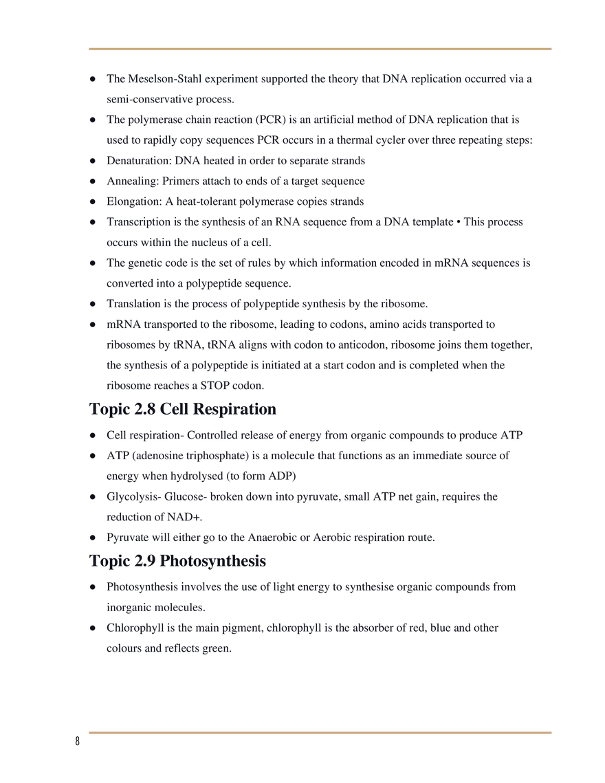 SL Biology Study Guide - Page 25