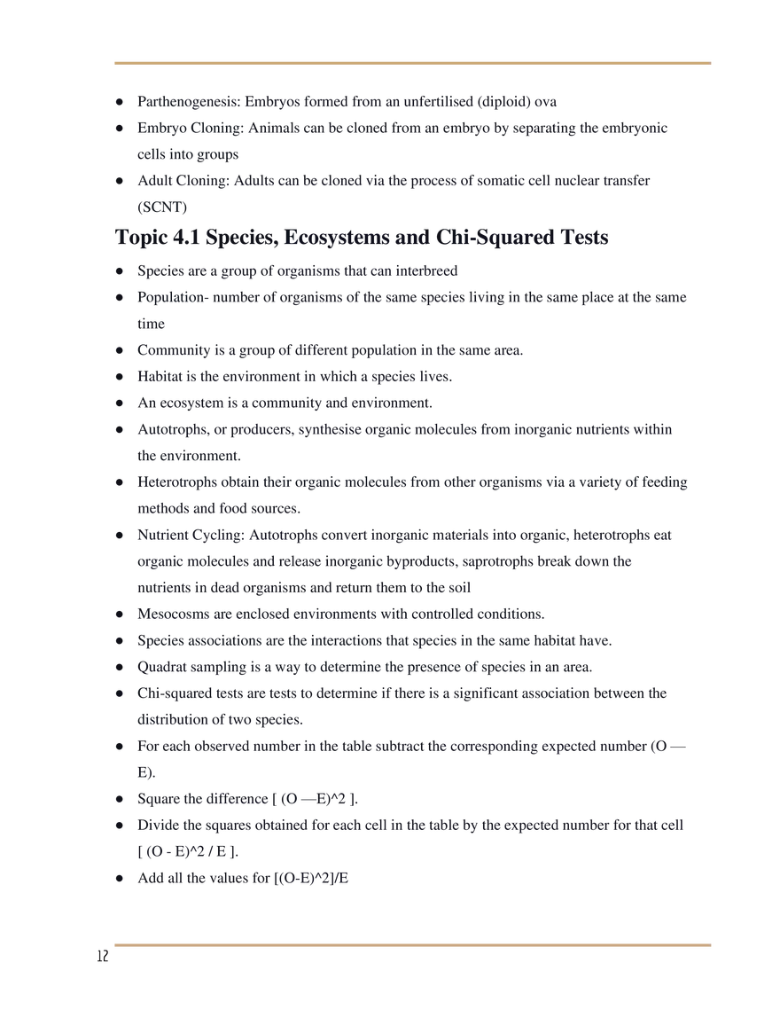 SL Biology Study Guide - Page 4