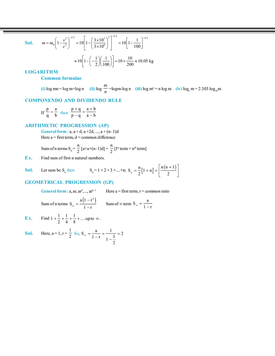 Basic Maths Section [A] Algebra - Page 2