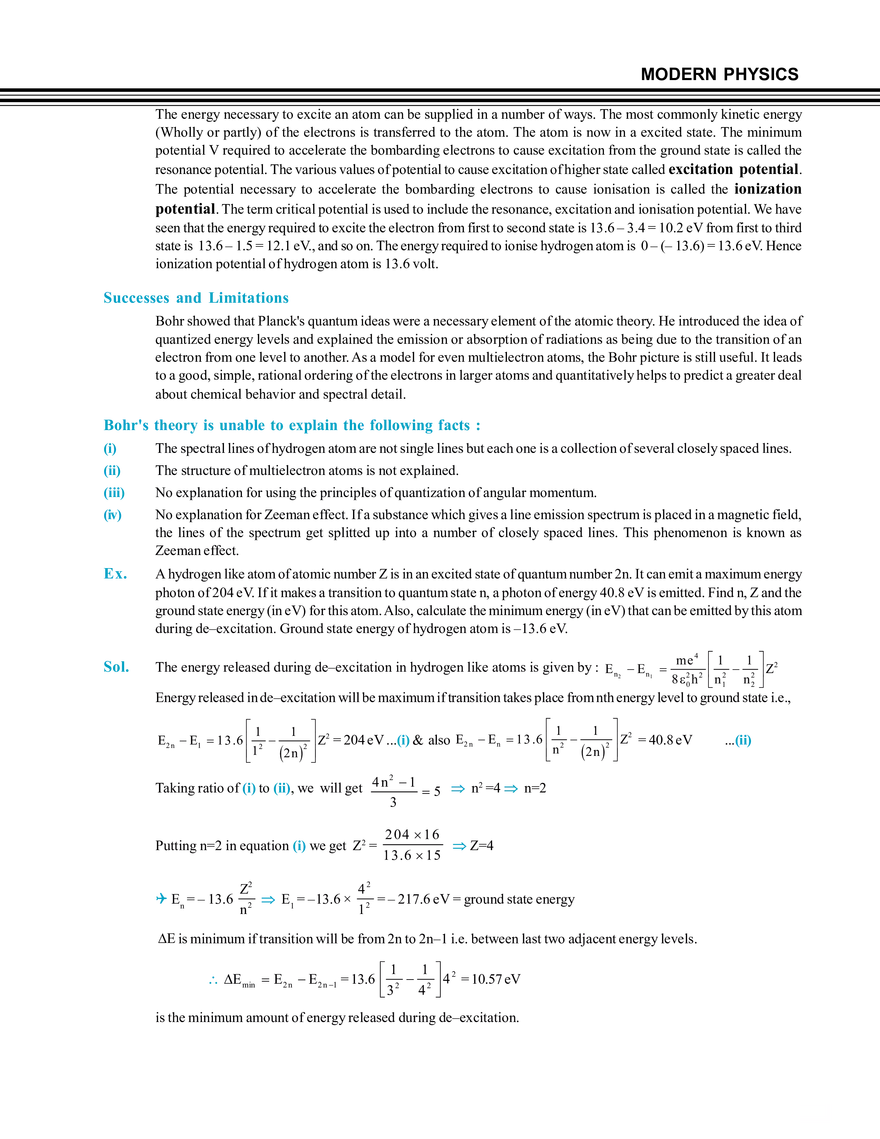 Modern Physics Atomic Structure - Page 23