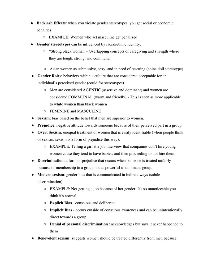 Women’s Psychology Unit 2 - Page 2