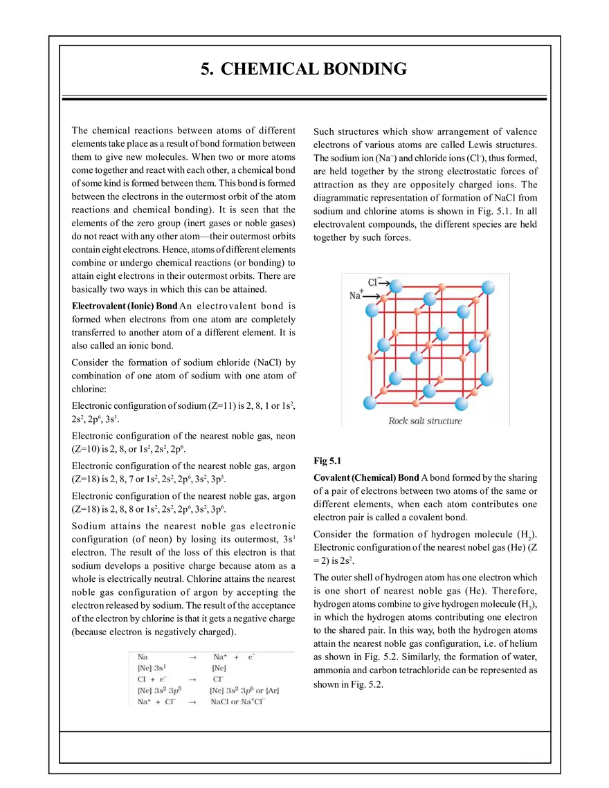 5. Chemical Bonding - Page 1