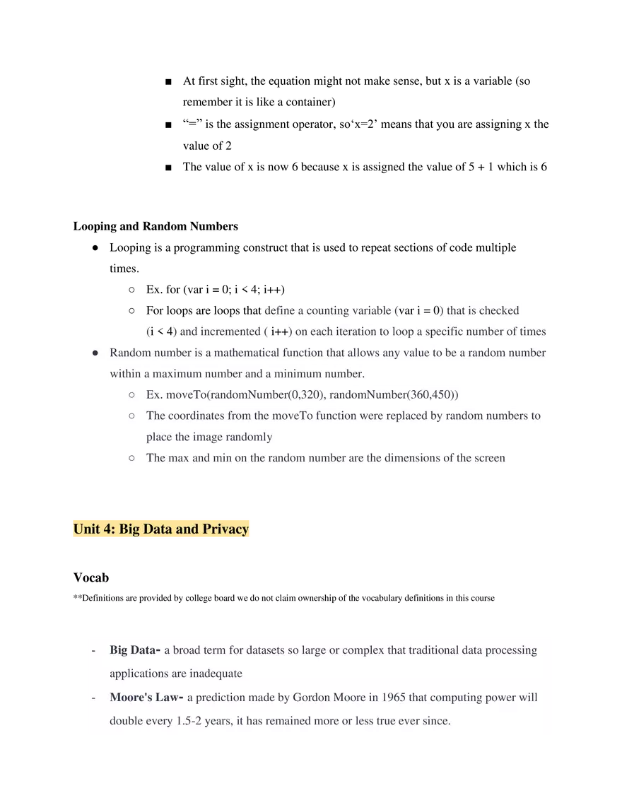 AP Computer Science Principles - Page 9