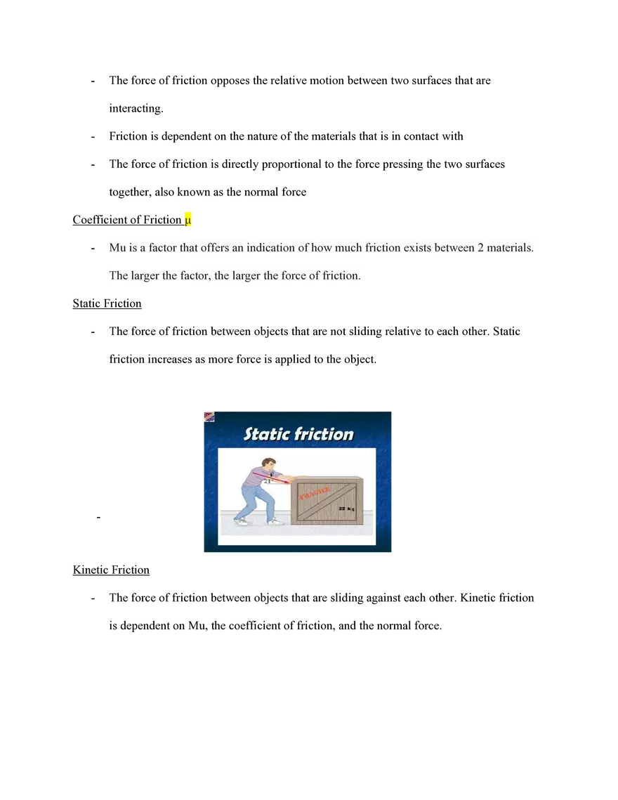 Physics Review Unit 3 Forces - Page 4