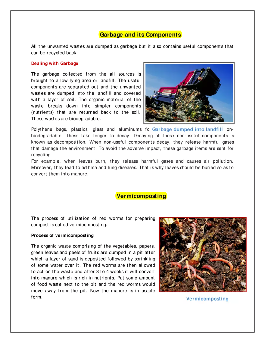 Garbage and its Components - Page 2