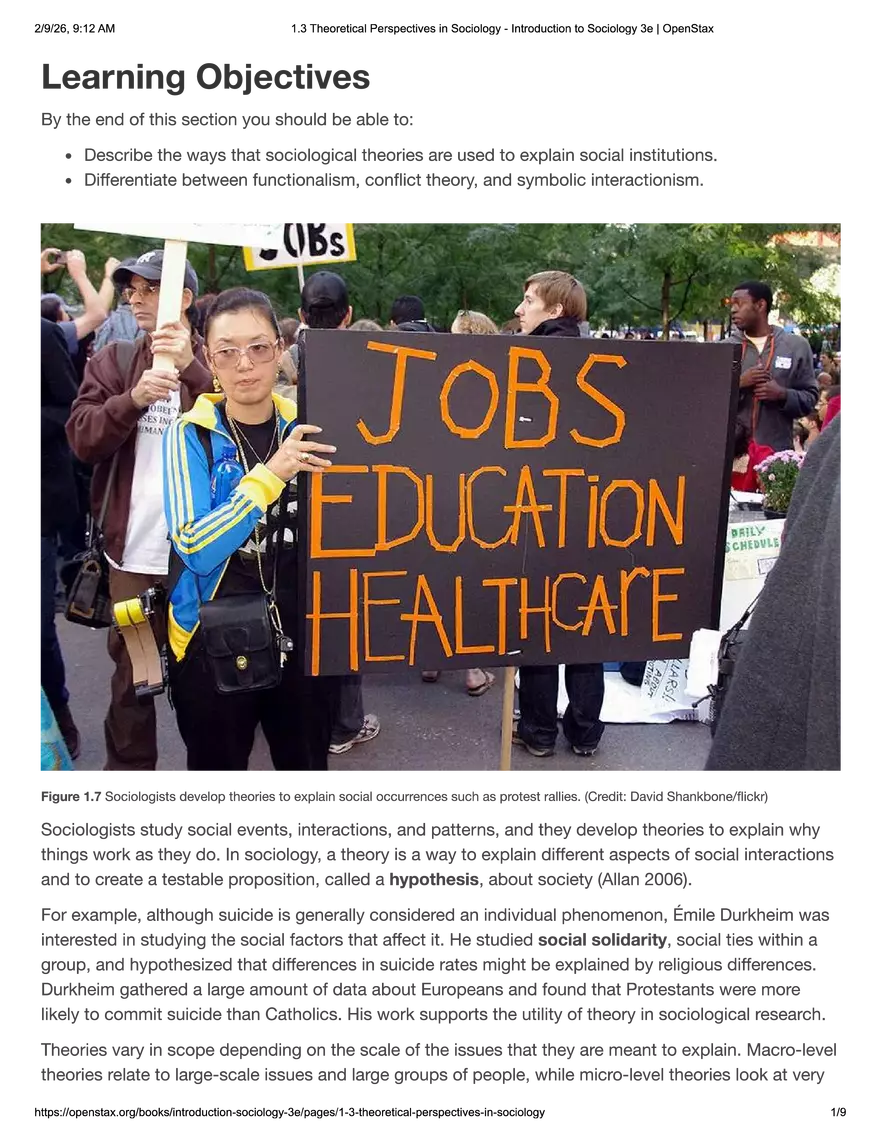 Theoretical Perspectives - Page 1