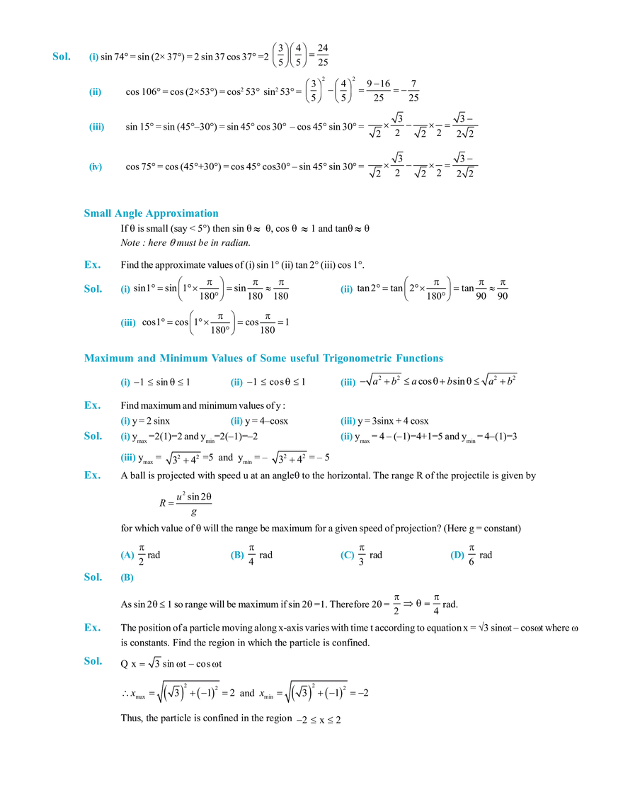 Basic Maths Section [B] Trigonometry - Page 5