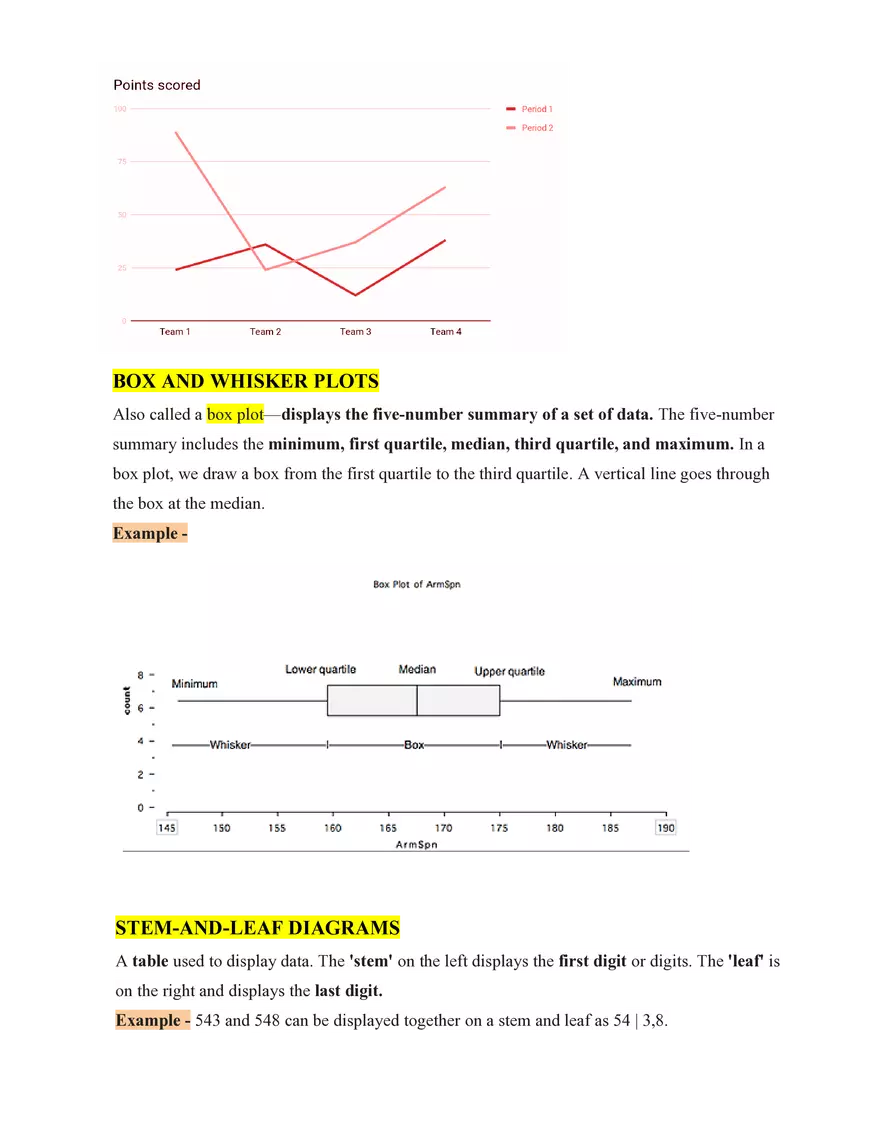 Statistics Graphs and Statistical Presentations - Page 2