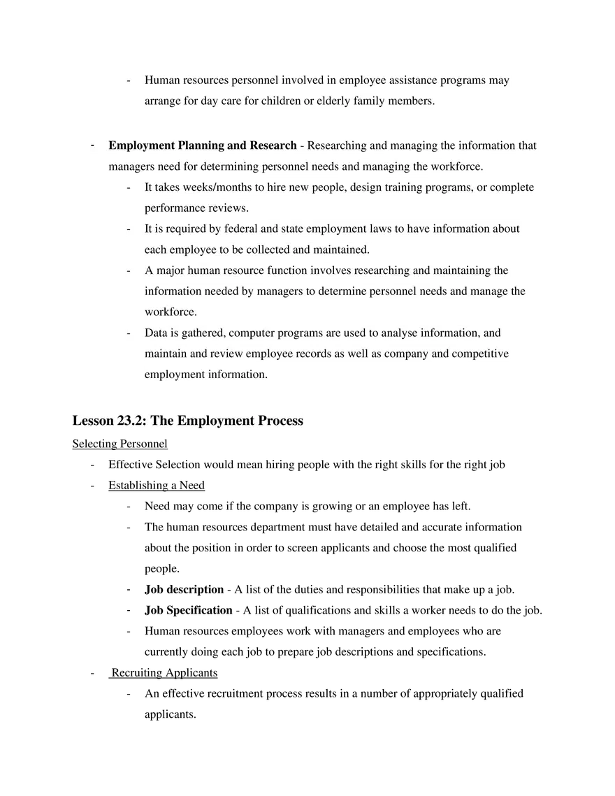 Chapter 23 Managing Human Resources - Page 6